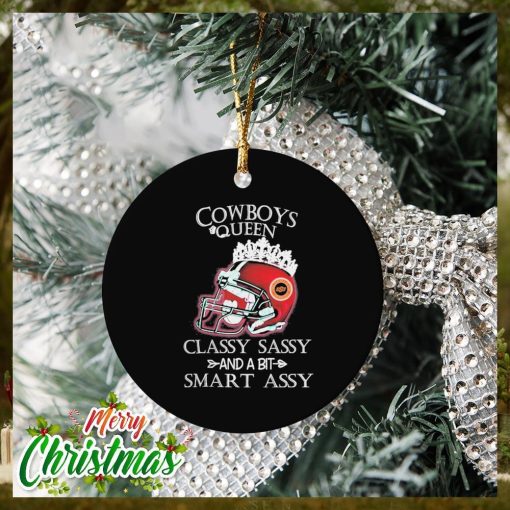 Oklahoma State Cowboys Queen Classy Sassy And A Bit Smart Assy Ornament