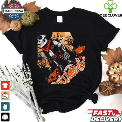 Oklahoma State Cowboys Skull With Gun Happy Halloween   Set