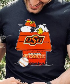 Oklahoma State Cowboys Snoopy And Woodstock The Peanuts Baseball shirt