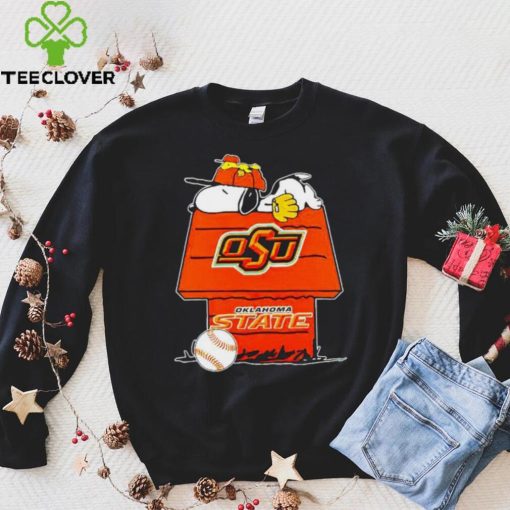 Oklahoma State Cowboys Snoopy And Woodstock The Peanuts Baseball hoodie, sweater, longsleeve, shirt v-neck, t-shirt