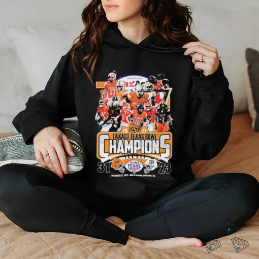 Oklahoma State Cowboys Team 2023 Taxact Texas Bowl Champions Shirt