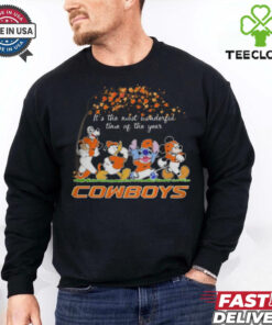 Oklahoma State Cowboys x Mickey x Donald Duck x Stitch x Goofy Fall It’s The Most Wonderful Time Of The Year Tee shirt