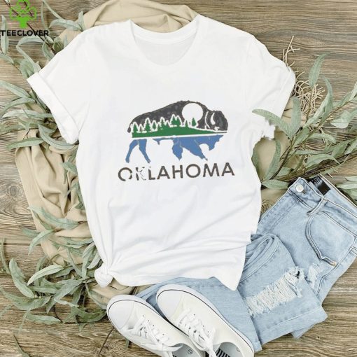 Oklahoma bison landscape hoodie, sweater, longsleeve, shirt v-neck, t-shirt