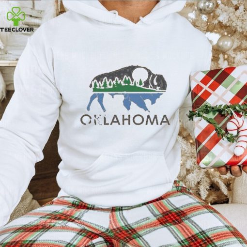 Oklahoma bison landscape hoodie, sweater, longsleeve, shirt v-neck, t-shirt