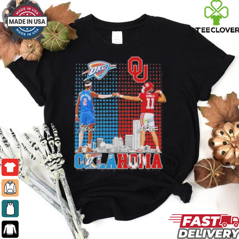 Oklahoma – Oklahoma City Thunder x Oklahoma Sooners T Shirt Oklahoma – Oklahoma City Thunder x Oklahoma Sooners T Shirt