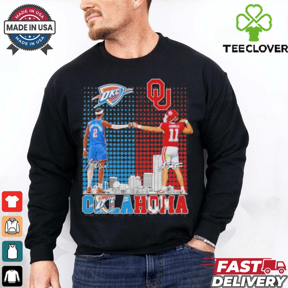 Oklahoma – Oklahoma City Thunder x Oklahoma Sooners T Shirt Oklahoma – Oklahoma City Thunder x Oklahoma Sooners T Shirt