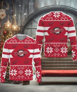 Okotoks Dawgs Custom New Uniforms For Fan Gear Knitted Xmas Sweater All Over Print