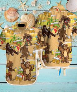 Oktoberfest Bigfoot Summer Beer Hawaiian Shirt Aloha Casual Shirt For Men And Women