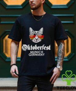 Oktoberfest Cat Munich Germany flag shirt