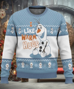 Olaf I Like Warm Hugs Ugly Christmas Sweater