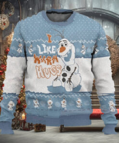 Olaf I Like Warm Hugs Ugly Christmas Sweater