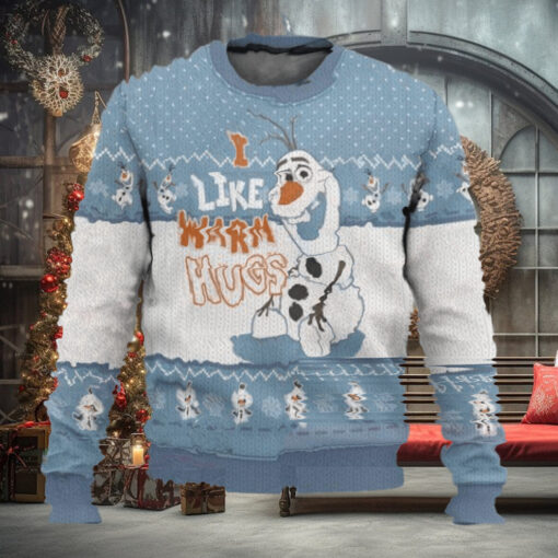 Olaf I Like Warm Hugs Ugly Christmas Sweater