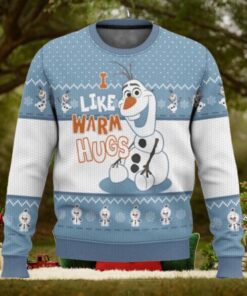 Olaf I Like Warm Hugs Ugly Christmas Sweater