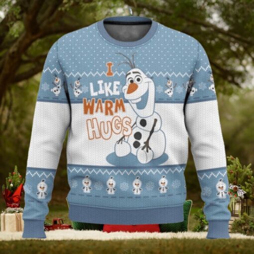 Olaf I Like Warm Hugs Ugly Christmas Sweater