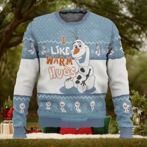 Olaf I Like Warm Hugs Ugly Christmas Sweater