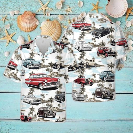 Old Cars Hawaiian Shirt