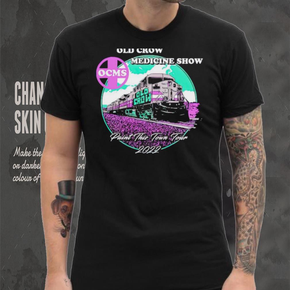 Old Crow Medicine show paint this town tour shirt Old Crow Medicine show paint this town tour shirt