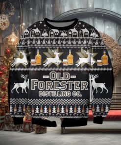 Old Forester Knitting Pattern 3D Print Ugly Christmas Sweater Perfect Holiday Gift