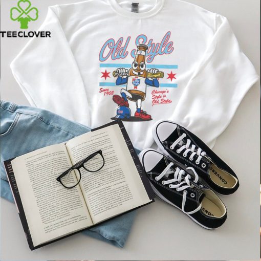 Old Style Beer Shop Foam Hand Chicage Reach For The Best Tee shirt