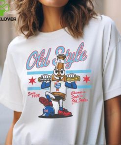 Old Style Beer Shop Foam Hand Chicage Reach For The Best Tee shirt