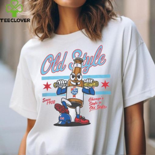 Old Style Beer Shop Foam Hand Chicage Reach For The Best Tee shirt
