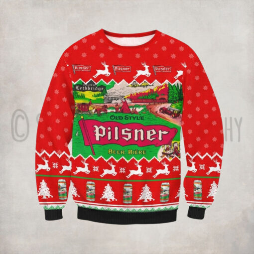 Old Style Pilsner Ugly Sweater