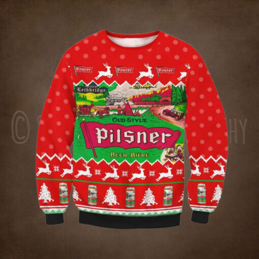 Old Style Pilsner Ugly Sweater