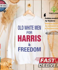 Old White Men For Harris And Freedom Harris Walz Vote Blue Democratic Support For Harris Walz 2024 T shirt