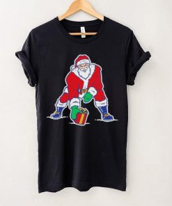 Old school Patriots santa logo shirt