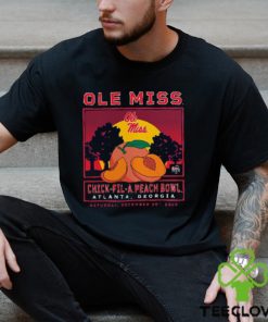 Ole Miss Rebels 2023 Chick Fil A Peach Bowl On December 30th 2023 Classic T Shirt