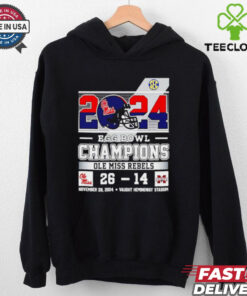 Ole Miss Rebels 2024 Egg Bowls Champions Celebrating Champs 26 14 score shirt