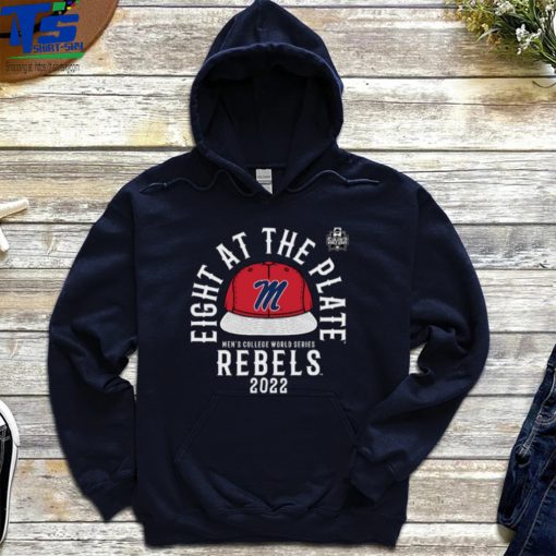 Ole Miss Rebels Baseball Eight At The Plate T Shirt