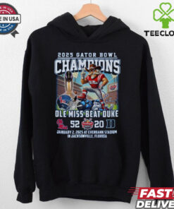 Ole Miss Rebels Beat Duke Gator Bowl Champions 2025   Fan Favorite T Shirt