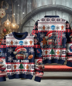 Ole Miss Rebels Christmas They Not Like Us Rebels Ugly Sweater