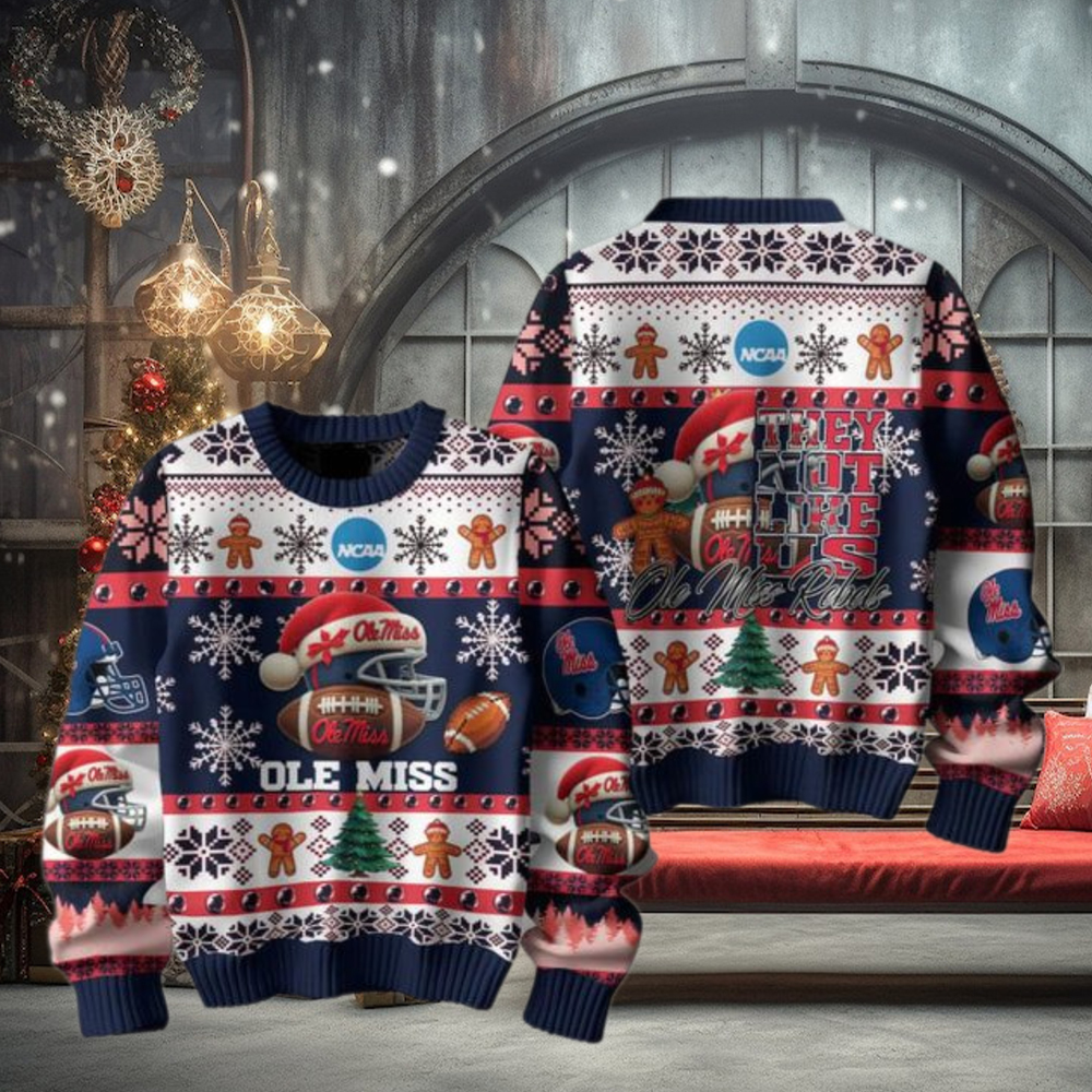 Ole Miss Rebels Christmas They Not Like Us Rebels Ugly Sweater Ole Miss Rebels Christmas They Not Like Us Rebels Ugly Sweater