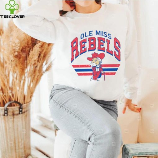 Ole Miss Rebels Colonel Reb mascot retro hoodie, sweater, longsleeve, shirt v-neck, t-shirt