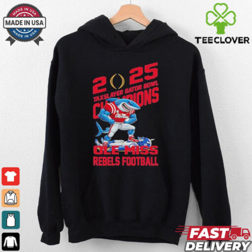 Ole Miss Rebels Defeat Duke Blue Devils Mascot TaxSlayer Gator Bowl Champions NCAA Bowl Games Season 2024 2025 T Shirts