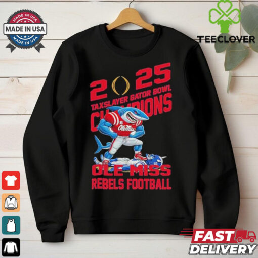 Ole Miss Rebels Defeat Duke Blue Devils Mascot TaxSlayer Gator Bowl Champions NCAA Bowl Games Season 2024 2025 T Shirts