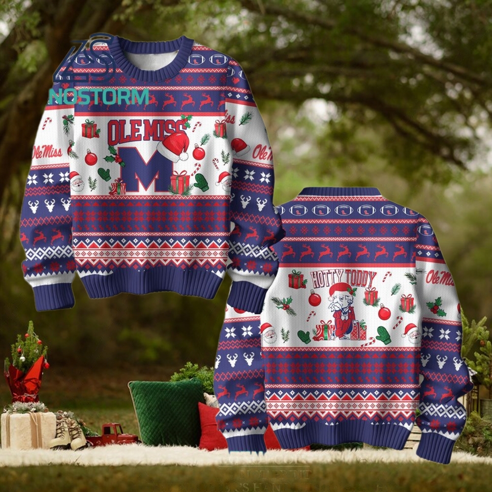 Ole Miss Rebels Football Merry Christmas Ugly Sweater Ole Miss Rebels Football Merry Christmas Ugly Sweater