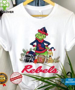 Ole Miss Rebels Grinch and Max dog funny Christmas hoodie, sweater, longsleeve, shirt v-neck, t-shirt