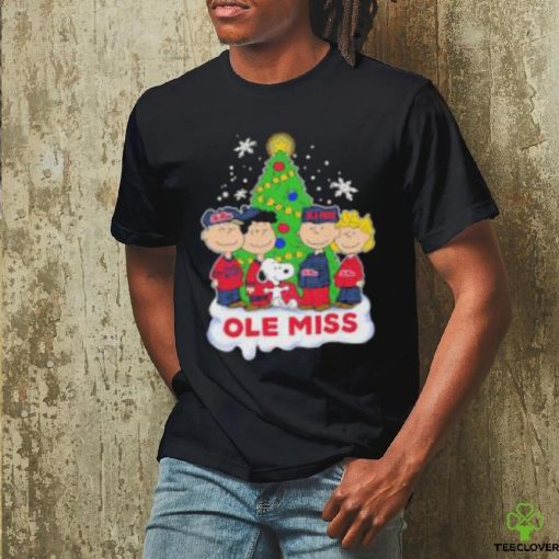 Ole Miss Rebels NCAA Snoopy Peanuts Love Christmas Shirt