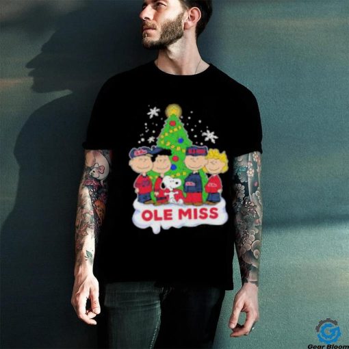 Ole Miss Rebels NCAA Snoopy Peanuts Love Christmas Shirt