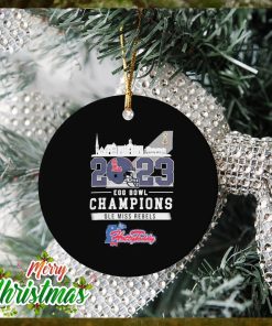 Ole Miss Rebels Ole Miss Egg Bowl University of Mississippi Hotty Toddy Gosh Almighty Champions 2023 Ornament