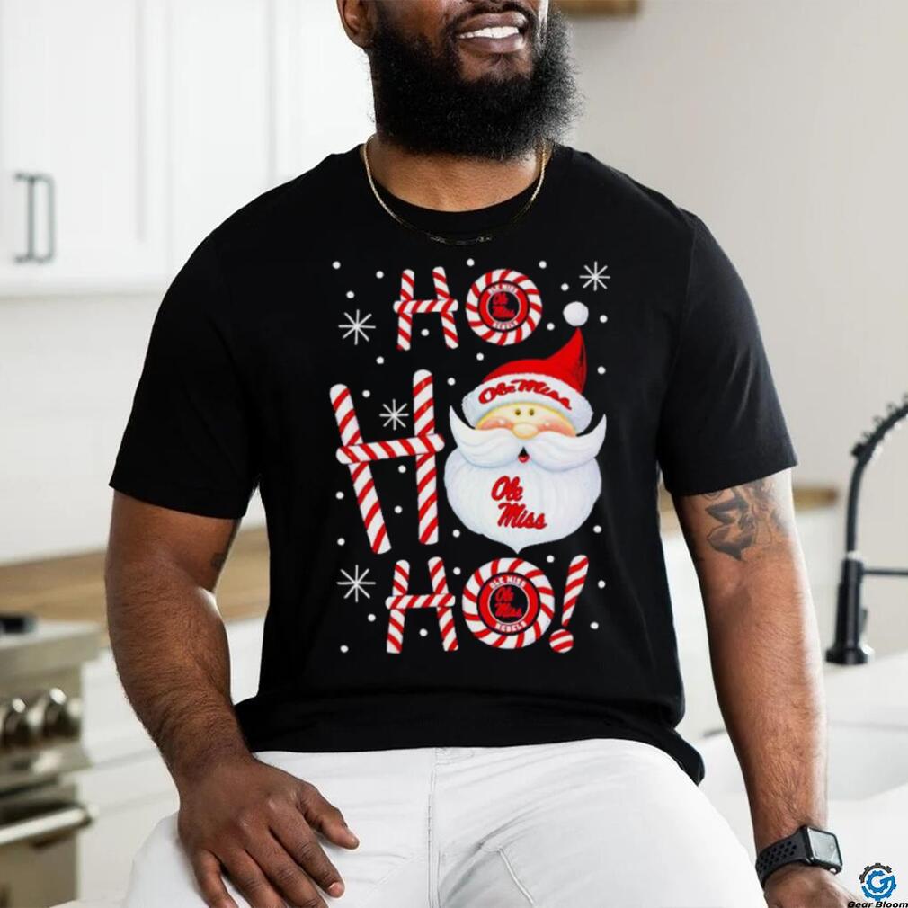 Ole Miss Rebels Santa Claus ho ho ho shirt Ole Miss Rebels Santa Claus ho ho ho shirt