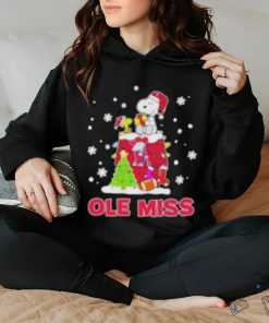 Ole Miss Rebels Snoopy Christmas Gift Shirt
