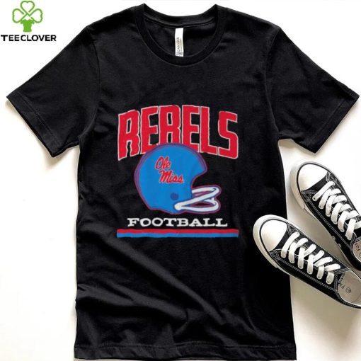 Ole Miss Rebels baseball vintage football helmet shirt
