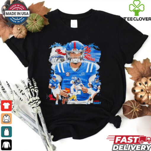 Ole Miss Rebels football Jaxson Dart graphic retro shirt