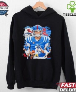 Ole Miss Rebels football Jaxson Dart graphic retro shirt