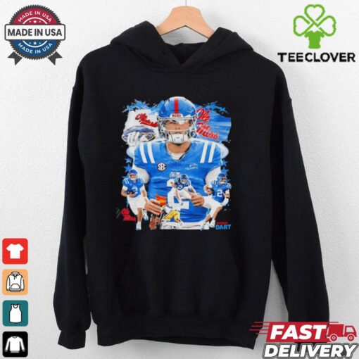 Ole Miss Rebels football Jaxson Dart graphic retro shirt