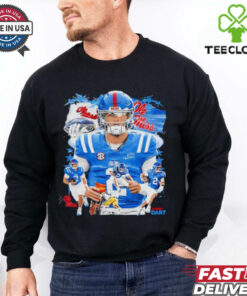Ole Miss Rebels football Jaxson Dart graphic retro shirt
